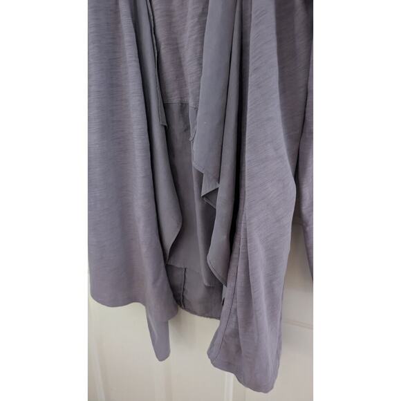 Garnett Hill Lavender Silk/Cotton Cardigan/tank set, size small, boho  lagenlook - Picture 3 of 9